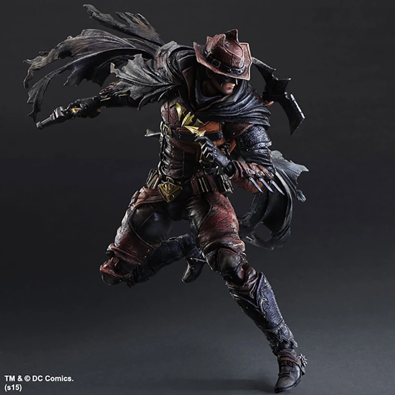 

DC Comics Variant SQUARE ENIX Play Arts KAI Batman Timeless Wild West Red PVC Action Figures Collectible Model Toys Doll 27cm