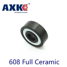 Axk 608 Full Ceramic Bearing ( 1 Pc ) 8*22*7 Mm Si3n4 Material 608ce All Silicon Nitride Ceramic Ball Bearings Axk 608 Full Ceramic Bearing ( 1 Pc ) 8*22*7 Mm Si3n4 Material 608ce All Silicon Nitride Ceramic Ball Bearings