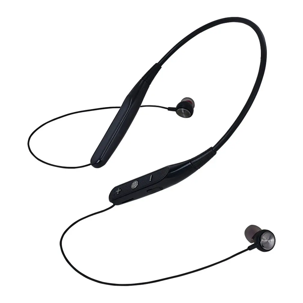 

Wireless Bluetooth Earphone Neck Hanging Hands-free Sports Headphones Noise Canceling Stereo Magnetic Headset with Mic