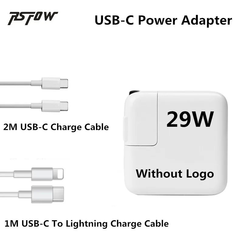 29W USB C Power Adapter 2M Type C Cable Charger For Macbook Pro 12