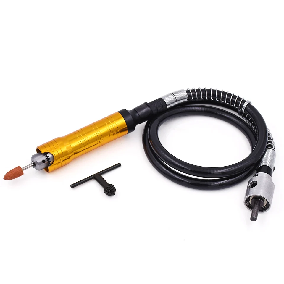GOXAWEE Rotary Grinder Tool Flexible Flex Shaft Handpiece 0.5 6mm For