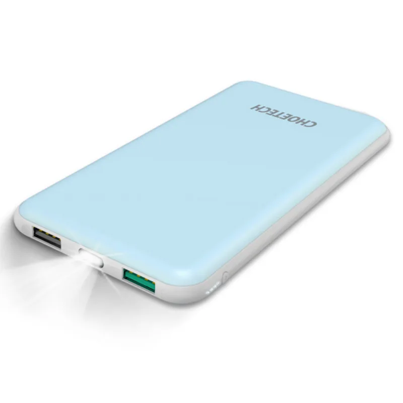 CHOETECH Mobile Phone Power Bank 10000mAh Ultra thin