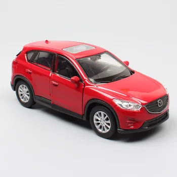 

Children's 1:36 Welly Mazda CX-5 CX5 SUV cars miniature Diecasts & Toy Vehicles modeling pull back toys for boys scale products