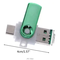 2 в 1 OTG USB 3,1 Тип C к USB 2,0 Micro SD/TF карта памяти Reader адаптер