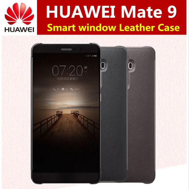 Чехол для Huawei Mate 9 официальный умный чехол с откидной крышкой полностью защитные