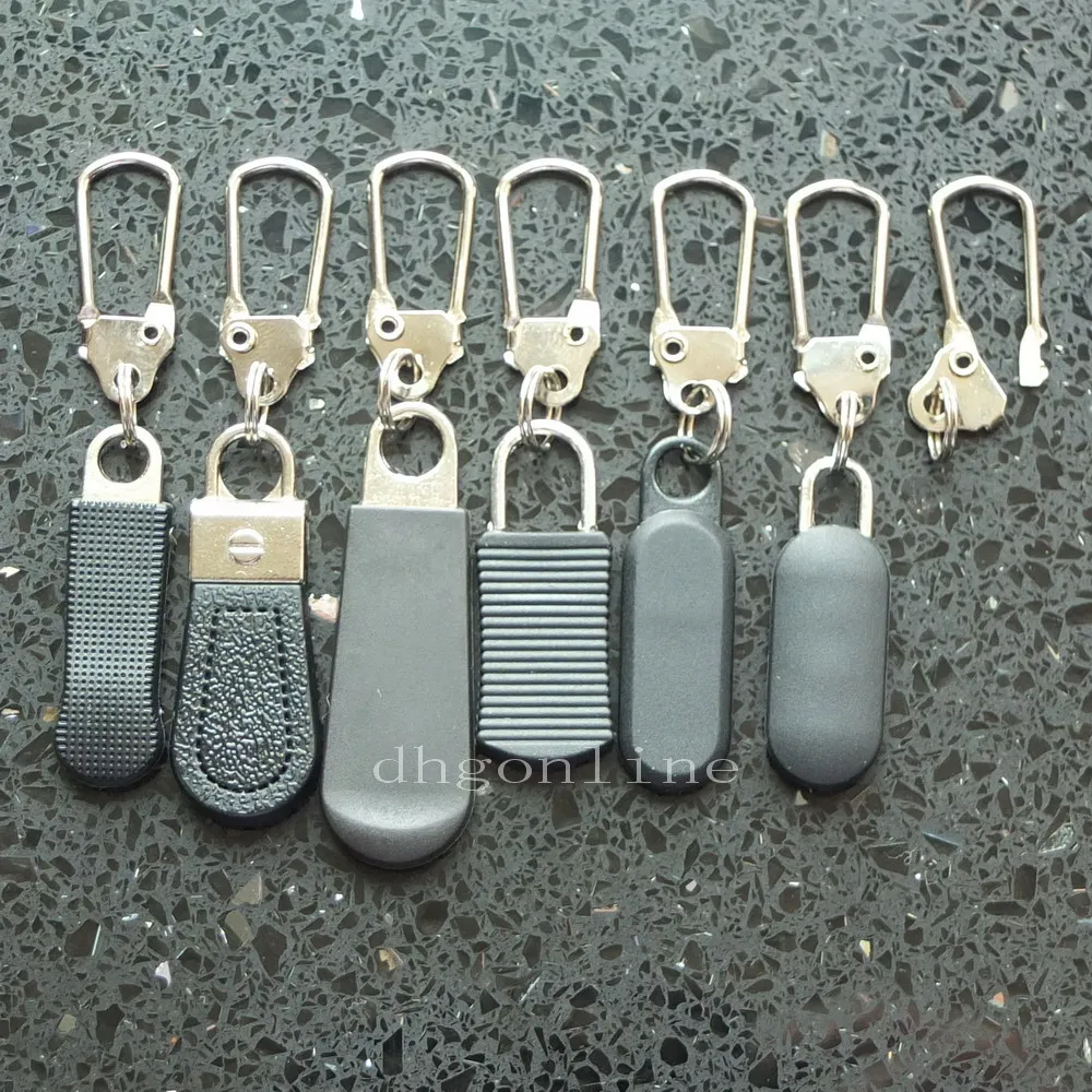 

10 Sets Zipper Fixer Repair Pull Tab Open Instant Kit Replacement locking catch For Bag Trouser Jacket ZT 01-05