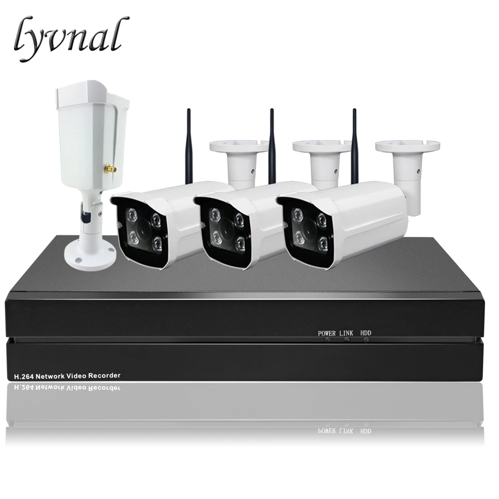 

Wireless camera system kit 8ch 5MP 1080p nvr 1tb 2tb hdd with 4pcs wifi camera 1080p onvif p2p Surveillance cctv system