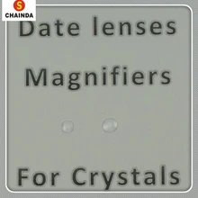 50 шт пузырьковый минеральный Лупа объектив для окна даты часы на кристаллах клей для кристалов