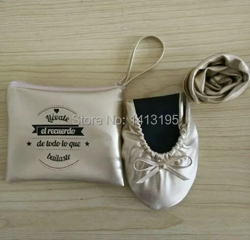 

Free shipping ! Hot selling nice lady portable ballerina confortable flat ballerina shoes with bag