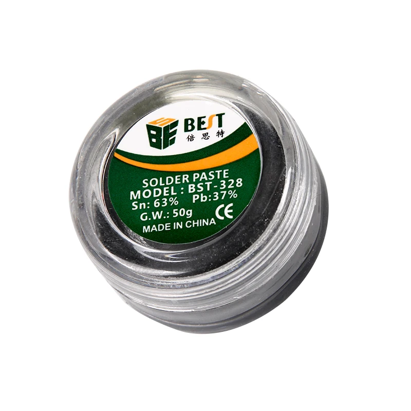 Solder Paste BST-328 50g Strong Lead-containing Silver Soldering Flux PCB BGA SMD Mobile Phones repair Solder Paste Welding flux (3)