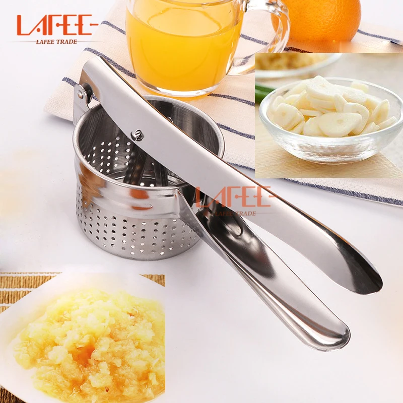 garlic press hand presser stainless steel High quality portable