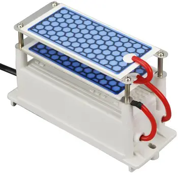 

Portable Ceramic Ozone Generator Double Integrated Long Life Ceramic Plate Ozonator Air Water Cleaner Air Purifier