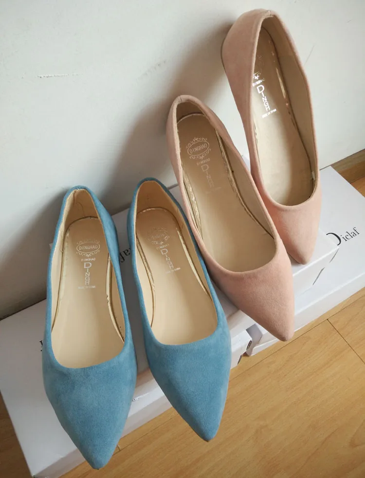 comfortable pointed flats