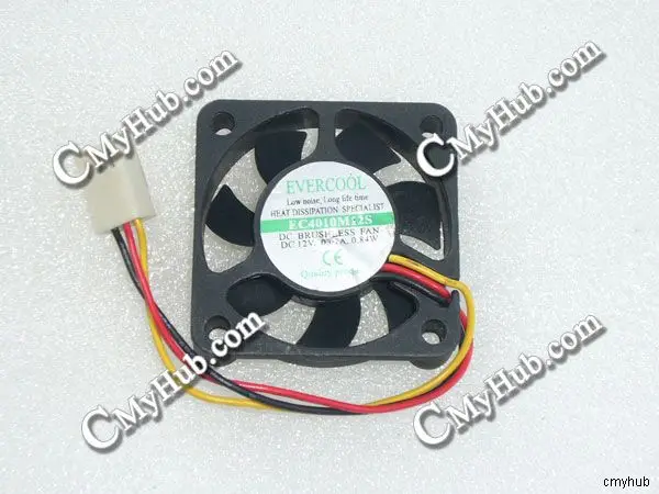 Подлинный вентилятор охлаждения для EVERCOOL EC4010M12S DC12V 0.07A 3pin 3 провода 4010 40X40X10 мм |