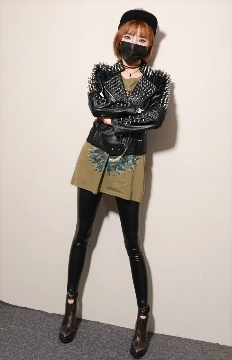 Großhandel 2018 Herbst Winter Mode Dicke Lederjacke Frauen Mit Niet Punk Stil Kurze Dünne PU Jacke Lokomotive Mantel 1746 Von Fenghuangyanchufu, Großhandel 2018 Herbst Winter Mode Dicke Lederjacke Frauen Mit Niet Punk Stil Kurze Dünne PU Jacke Lokomotive Mantel 1746 Von Fenghuangyanchufu,