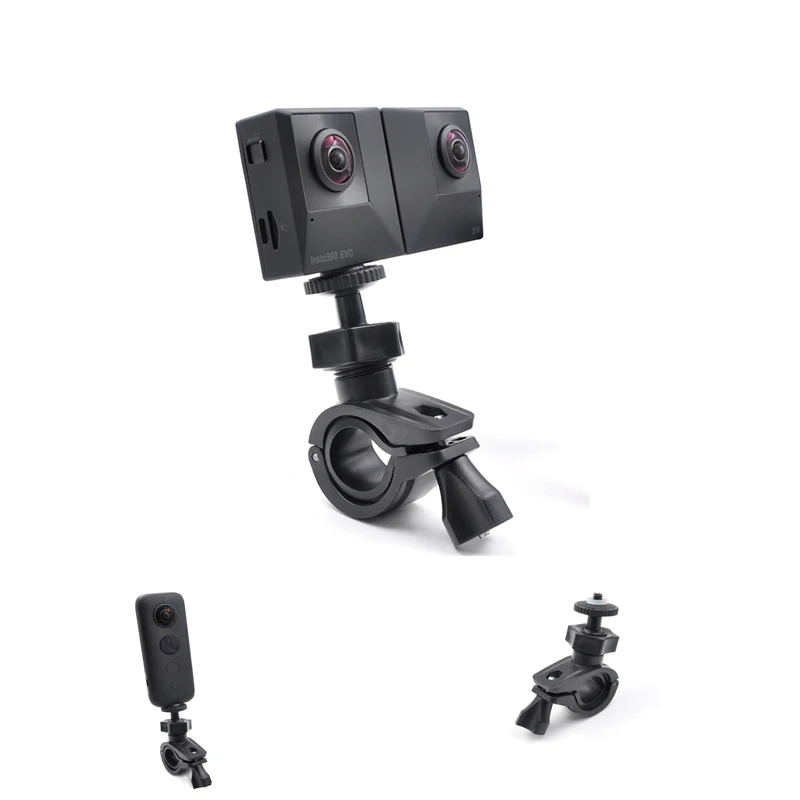 360 ° de rotación de la bicicleta Mount Soporte Soporte Para Insta 360 One X//EVO Acción Cámara
