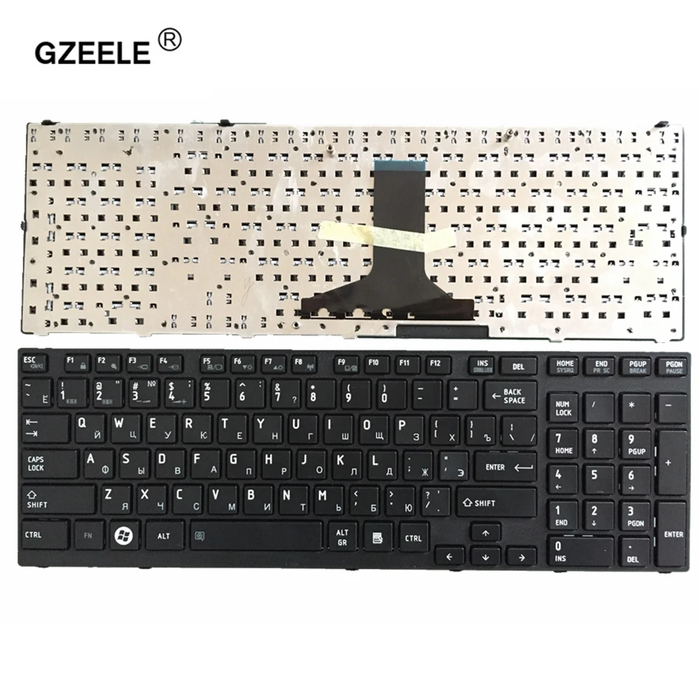 GZEELE RU черный новый для Toshiba Satellite P750 P755 P750D P770 P770D P775 X770 X775 русской клавиатуры