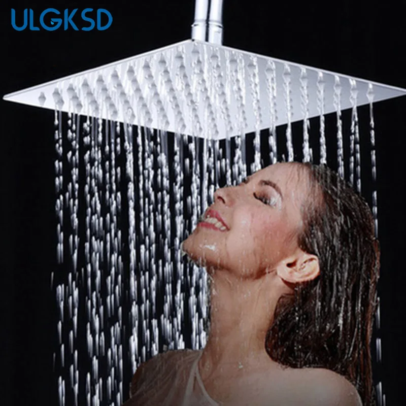 

Shower Head Wall Mount 6''/8''/10''/12'' Shower Faucet Bathroom Accessories Heads Replacement mixer para bath