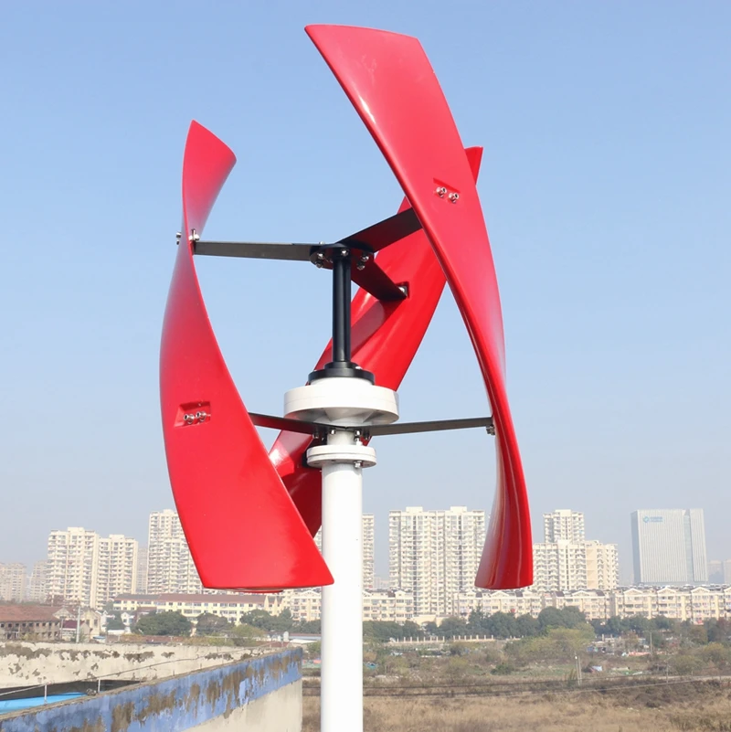 

400w Wind Turbine Power Generator Vertical Maglev Brushless Free Controller China Manufacturer 2019 New