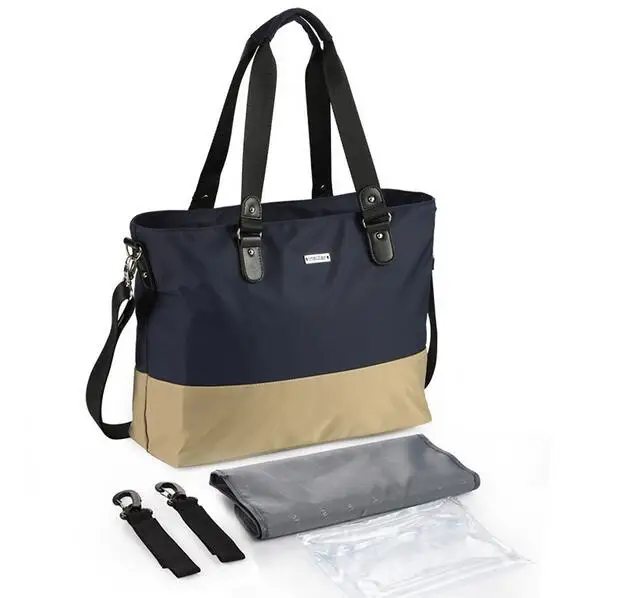 Mère luxe sacs à couches imperméable bébé fourre-tout sac à couches de haute qualité momy sacs à main grande capacité enfants poussette sac en nylon tissu