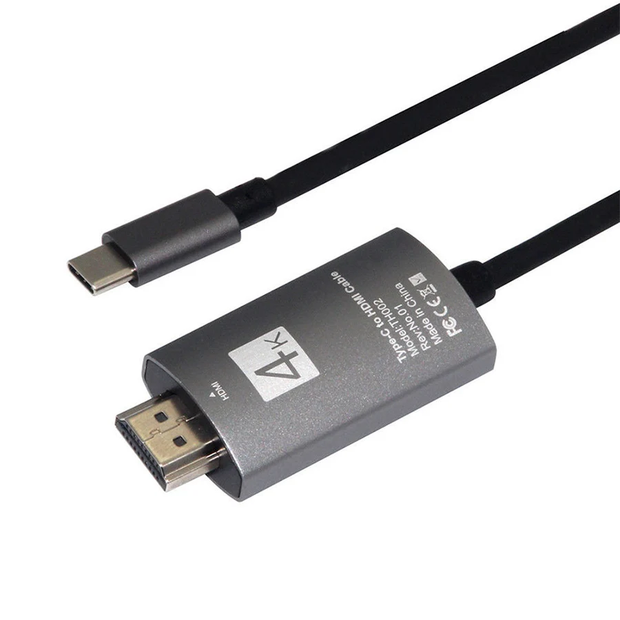 USB 3,1 USB-C Тип C до 4 K HDMI кабель HDTV адаптер для MacBook samsung S8 S9 плюс huawei P20 Pro Коврики 20 USB-C к HDMI кабель