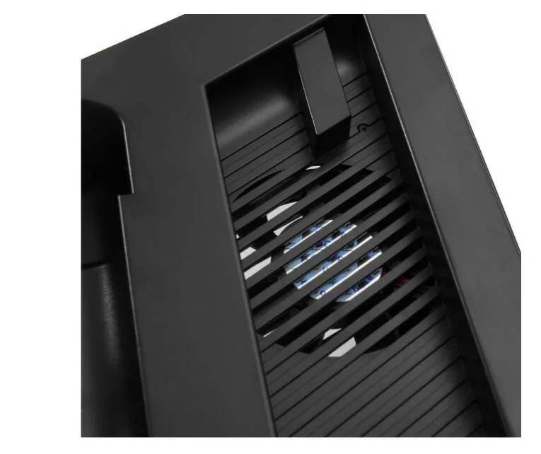 PS4 Тонкий ультратонких зарядки радиатора Вентилятор охлаждения вертикальная подставка двумя контроллерами зарядная док-станция USB 3 Hub для Playstation 4 Slim
