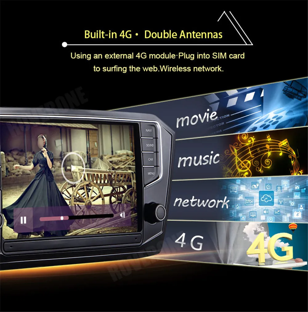 Perfect For VW Passat CC B6 B7 For Volkswagen Original MIB 4 Infotainment System Touch Screen Car Navigation Multimedia Player 11