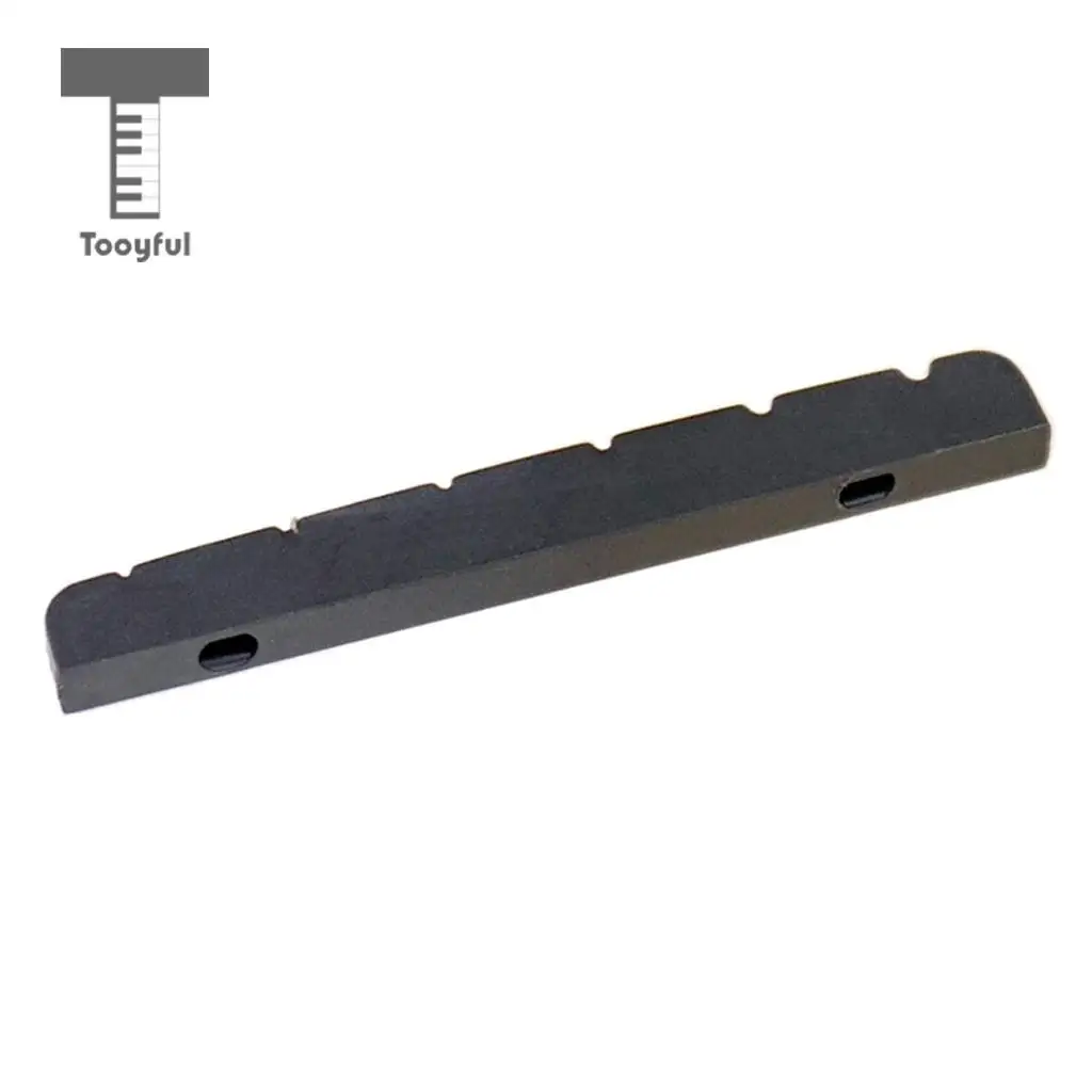 2pcs 6 String Electric Guitar Nut Slotted for Stratocaster Strat Telecaster Tele Guitar Replacement