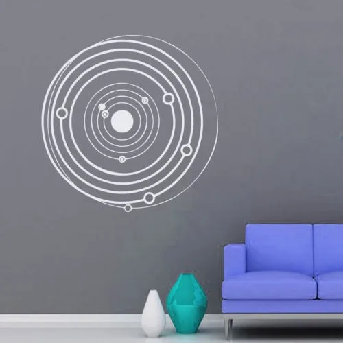 Space-Planet-Rotation-Wall-Decor-Vinyl-Sticker-Home-Decors-Removable-Decal-DIY-Art-Mural-Wallpaper-Transfer