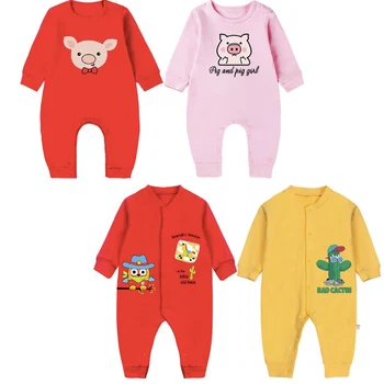 

The Year Of Pig Spring Autumn 100% Cotton Movie Camera Baby Boys Girls Babies Infant Rompers Costume Jumpsuits Clothing SA2115
