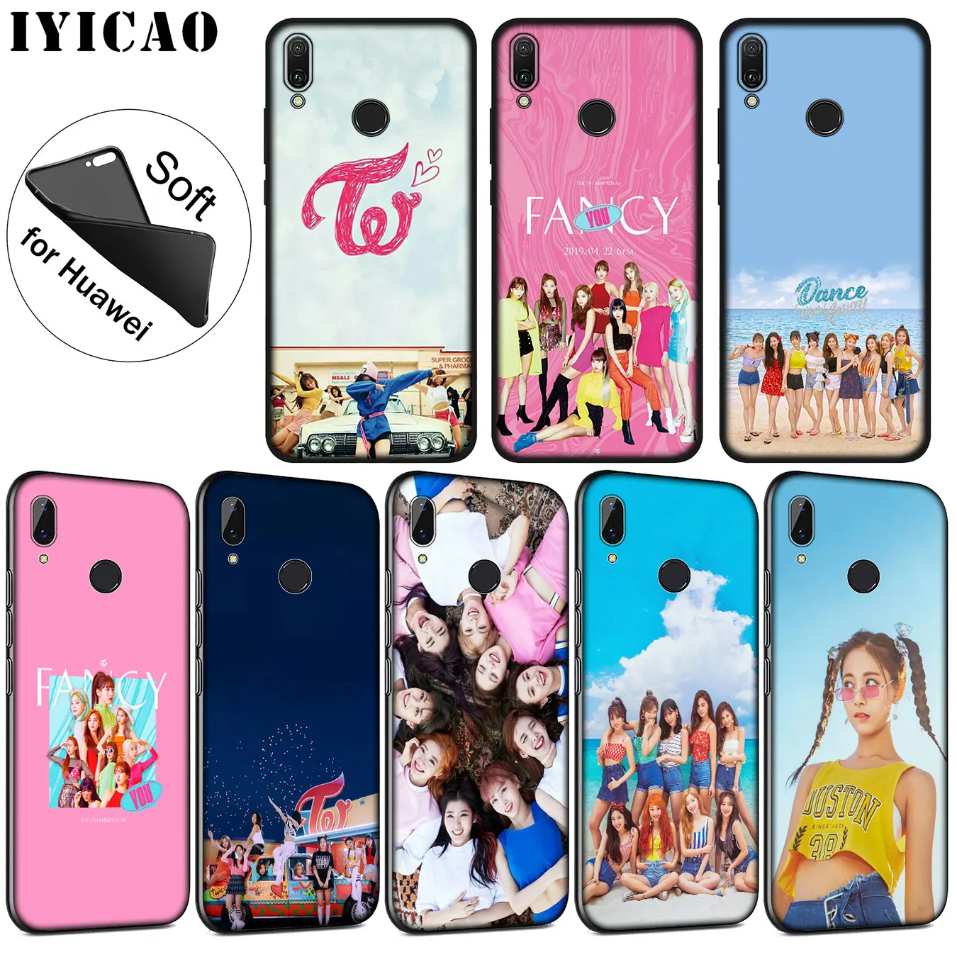 Мягкий силиконовый чехол IYICAO TWICE KPOP FANCY YOU для Huawei P30 P20 Pro P10 P9 P8 Lite Mini 2017 2016 2015 P smart Z