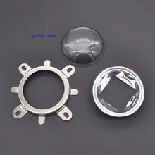 44 мм оптические светодиодные стеклянные линзы 120 градусов+ квадратный рефлекторный коллиматор+ фиксированный кронштейн 3 в 1 комплект для 20 Вт-100 Вт высокомощный светодиодный s