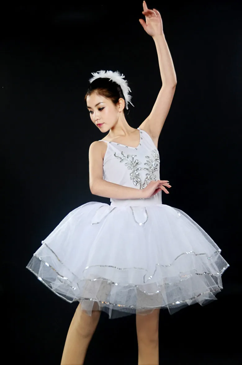Ballet Tutu Costume Adult Professional Swan Lake Dancewear Stage Costumes New Design White Dance