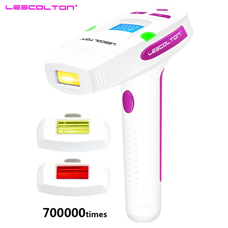 Lescolton 700000 Puls 3в1 IPL лазерная машина для удаления волос лазерный эпилятор удаление волос постоянный Триммер бикини depilador лазер