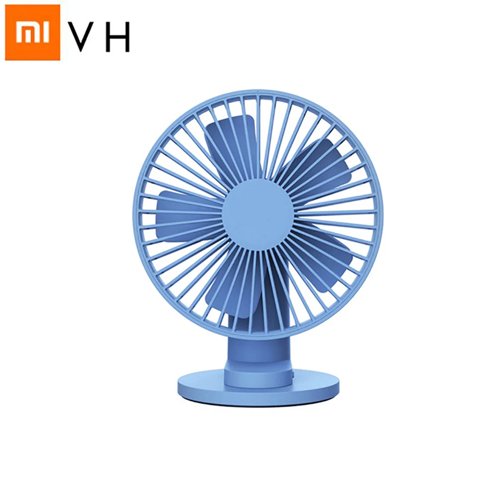 Портативный ручной вентилятор Xiaomi VH 2000 мА/ч перезаряжаемый через USB встроенный