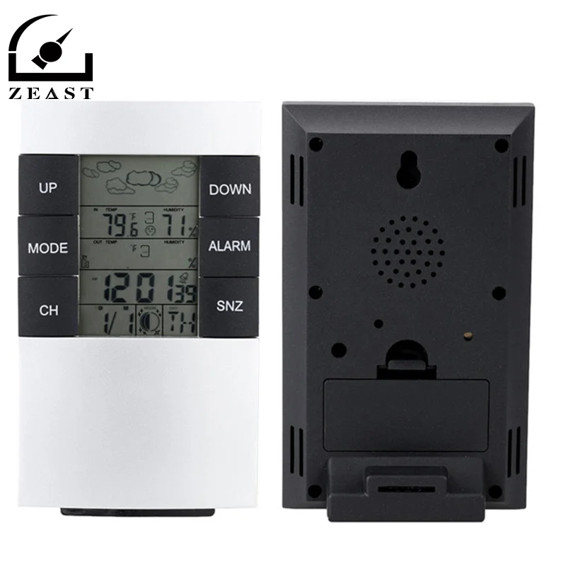 

Wireless with backlight Clock Weather Station Indoor Outdoor Digital Thermometer Hygrometer Temperature Humidity Monitor Table