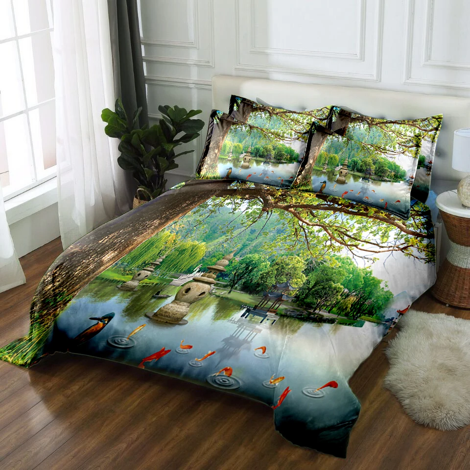 Luxury 3D bedding set Twin Full king Queen California king ...