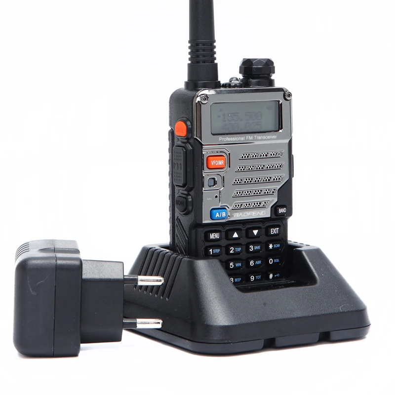 Baofeng UV-5RE, 8 Вт, высокая мощность, рация, 10 км, дальность действия, 1800 мА/ч, батарея, мощная, для улицы, двухстороннее радио, uv5re, для пеших прогулок