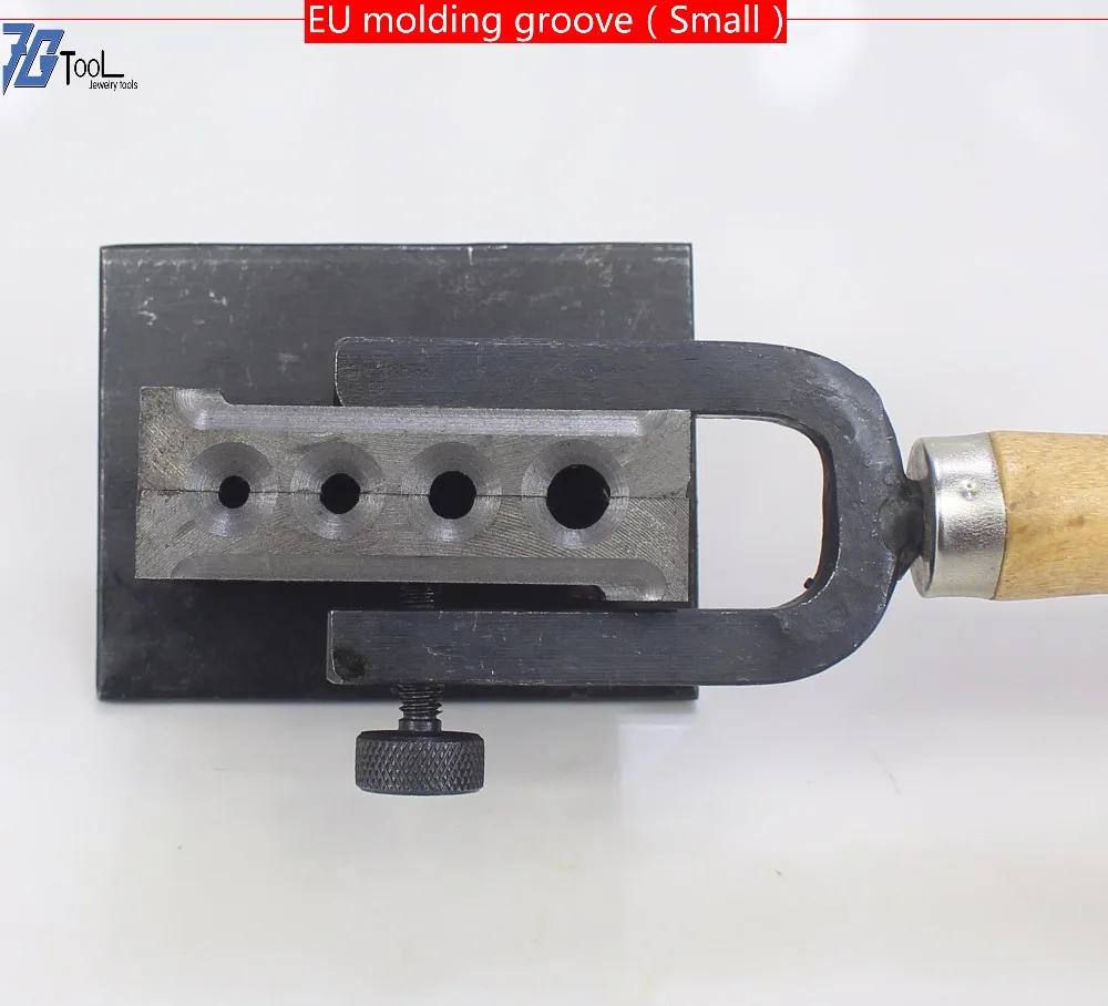 Золото/серебро/металл ЕС литья канавка слитка плесень ювелирные изделия инструменты Размер Регулируемый