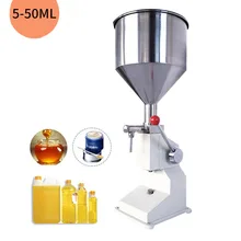 5~ 50 мл 10л Ручная вертикальная количественная маленькая машина для наполнения пищевых продуктов для косметического шампуня