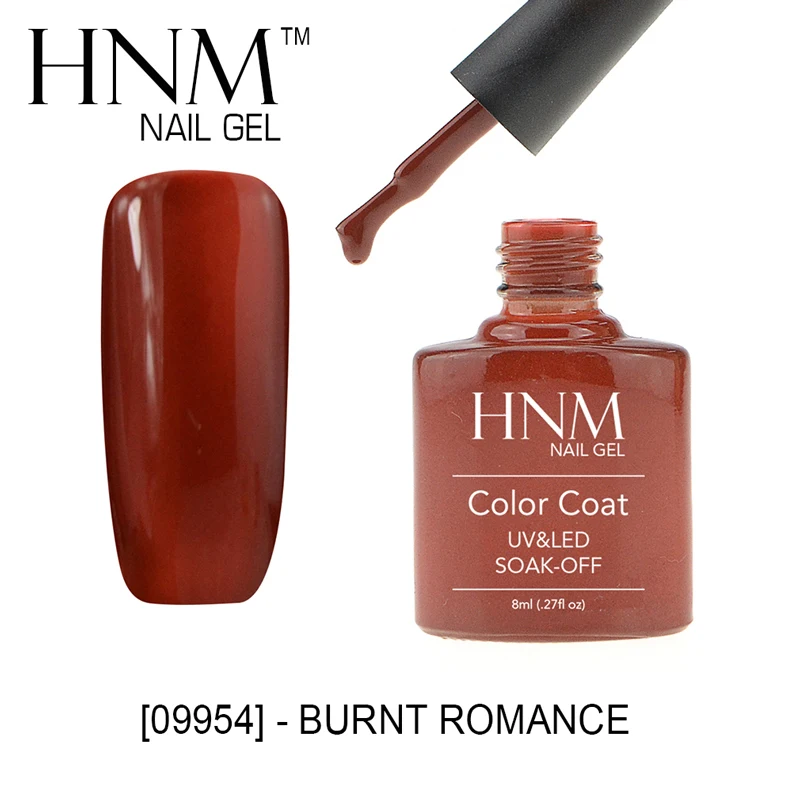 HNM лак для ногтей 8 мл чистый цвет замочить от УФ штамповки краски Лак для ногтей Nail Art Nagellak Lucky лак Гибридный полуперманентные чернила - Цвет: 09954