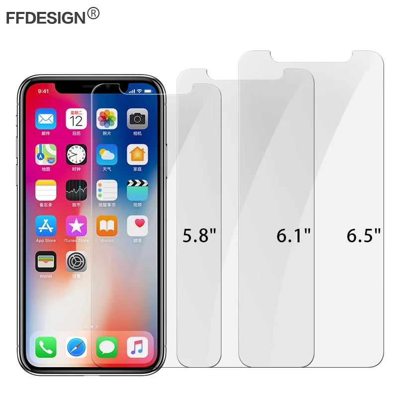 2x For iPhone XR XS Max Tempered Glass Screen Protector