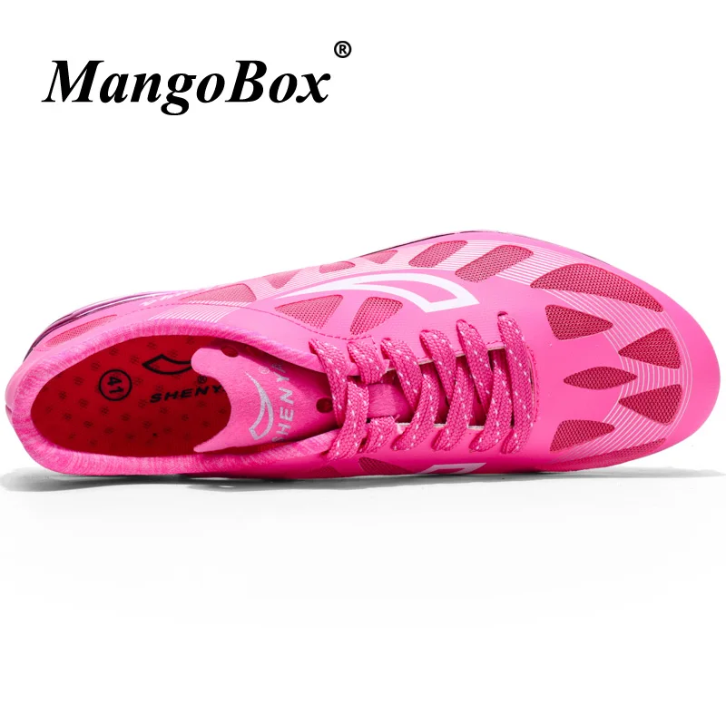 2018 New Cool Women Track And Field Shoes Non-Slip Spikes Athletic Tracking Shoes Brand Designer Girls Nails Sneakers Sport Shoe