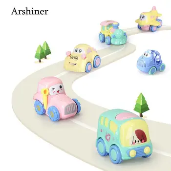 

Car New car Bus Taxi Cartoon Car Multi Children Toys Small Aircraft Kids Set Train Inertia Hole Traffic Toys Car