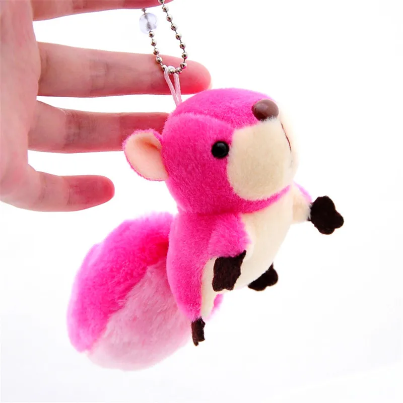 2018 Новый 8 см kawaii брелок милый Пасхальный белка плюшевый игрушка подвеска женская
