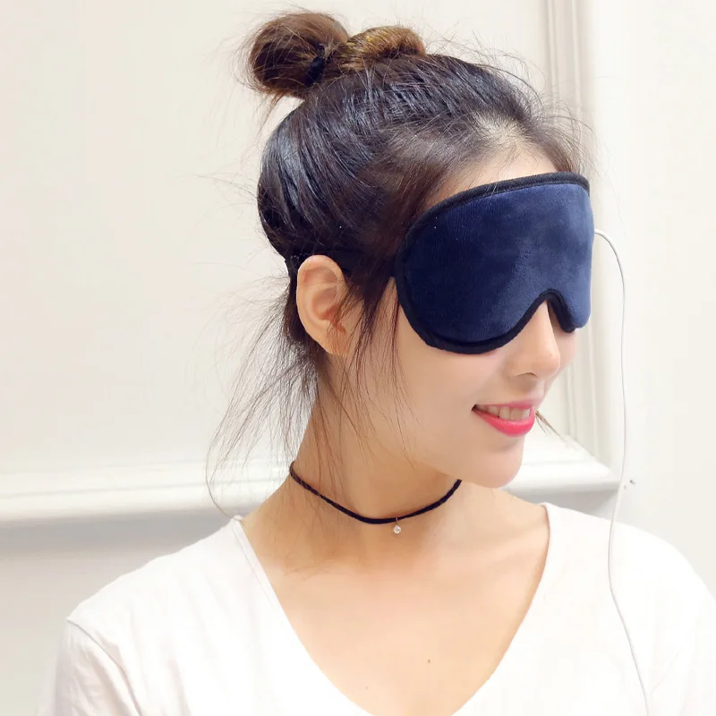 

USB Electric Far Infrared Heat Mask Goggles Steam Eye Mask Help Sleeping Relieve Eye Fatigue Health Tool