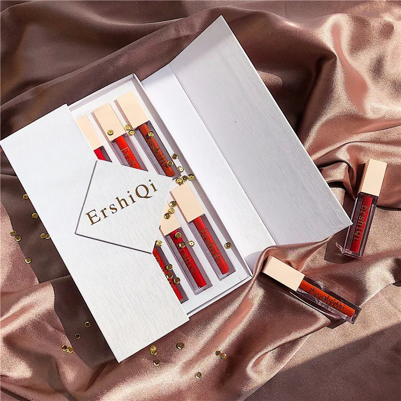 10PCS/SET Liquid Lipstick Makeup Lips Paint Lipstick Matte Waterproof Long Lasting Tint Lip Gloss Beauty Maquiagem Gift Box 10PCS/SET Liquid Lipstick Makeup Lips Paint Lipstick Matte Waterproof Long Lasting Tint Lip Gloss Beauty Maquiagem Gift Box