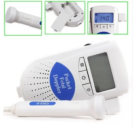 

Pocket Fetal doppler SONOLINE B 3M backlight LCD baby monitor+ Free Gel+ Battery