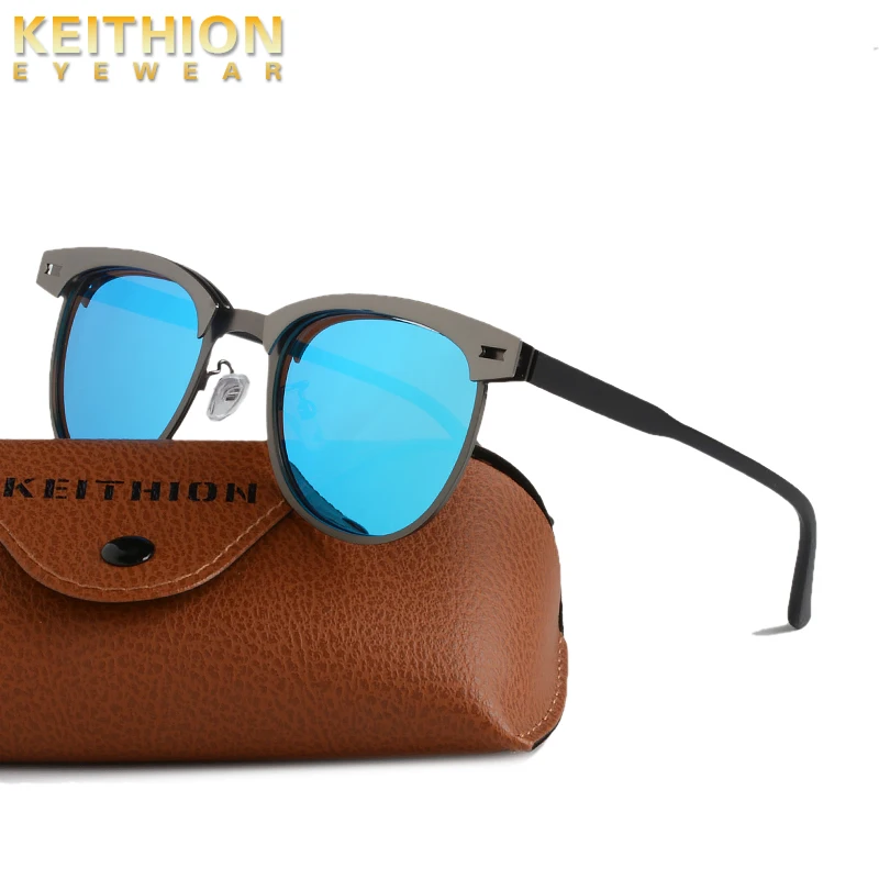 KEITHION Classic Polarized Sunglasses Women Retro Brand Designer Sun Glasses Female Male Fashion Round Mirror Eyewear
