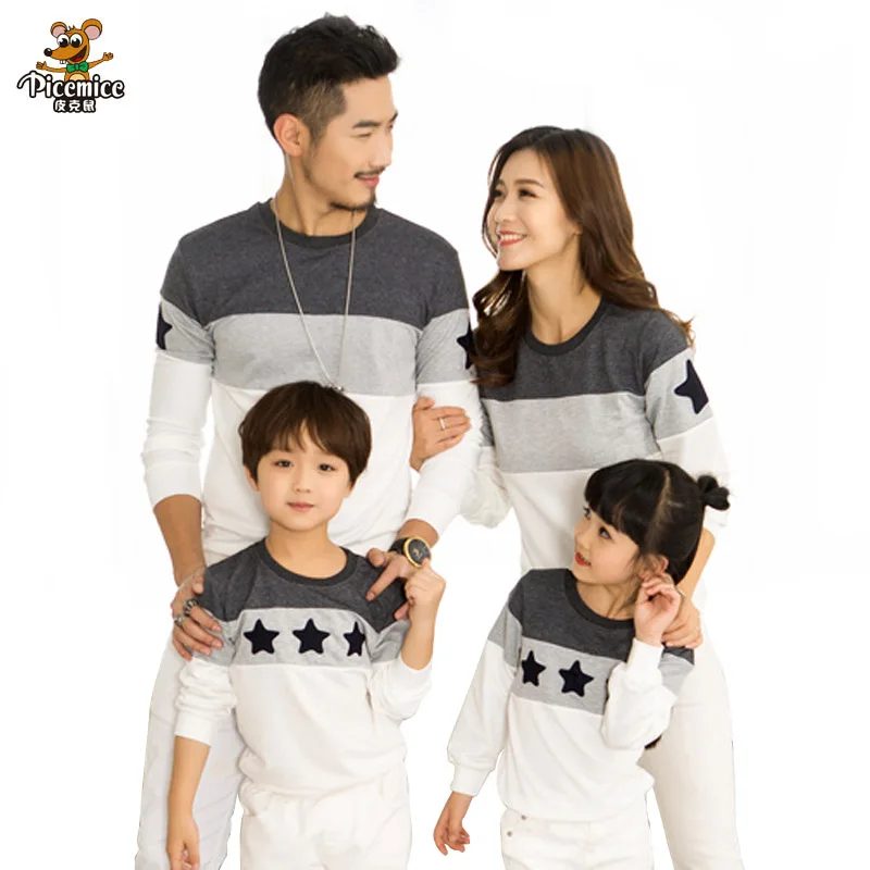Family Clothes | family clothing embroidery star cotton t shirt family look Family Clothes | family clothing embroidery star cotton t shirt family look